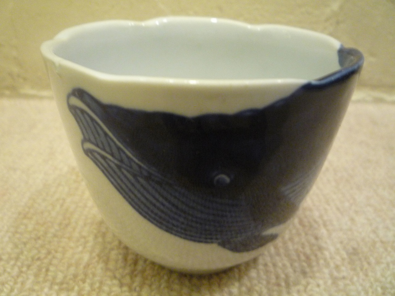 s-鯨柄陶器：フリーカップ